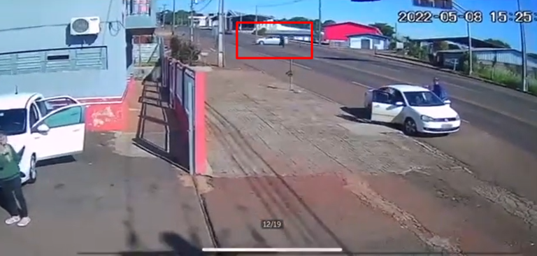 Grave acidente no Paraná é flagrado por câmera; Veja o vídeo