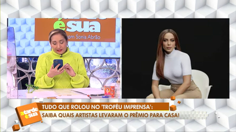 Anitta rebate comentários de Sonia Abrão: “Pra ganhar audiência”