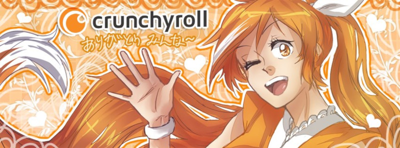 Logotipo do Crunchyroll, um dos melhores aplicativos para assistir filmes e séries grátis