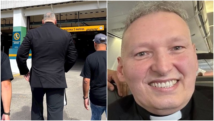 Padre Marcelo Rossi aparece bombado em shopping
