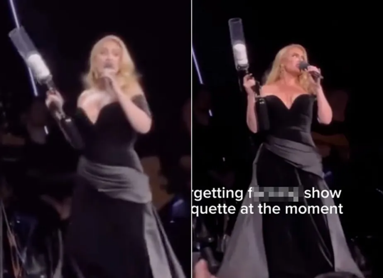 Adele dispara contra fãs no palco: ‘Mato vocês’