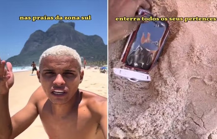 Influenciador viraliza com estratégias em praias do Rio de Janeiro